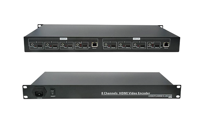 8チャンネル4K30 H.264 HDMIのビデオエンコーダー